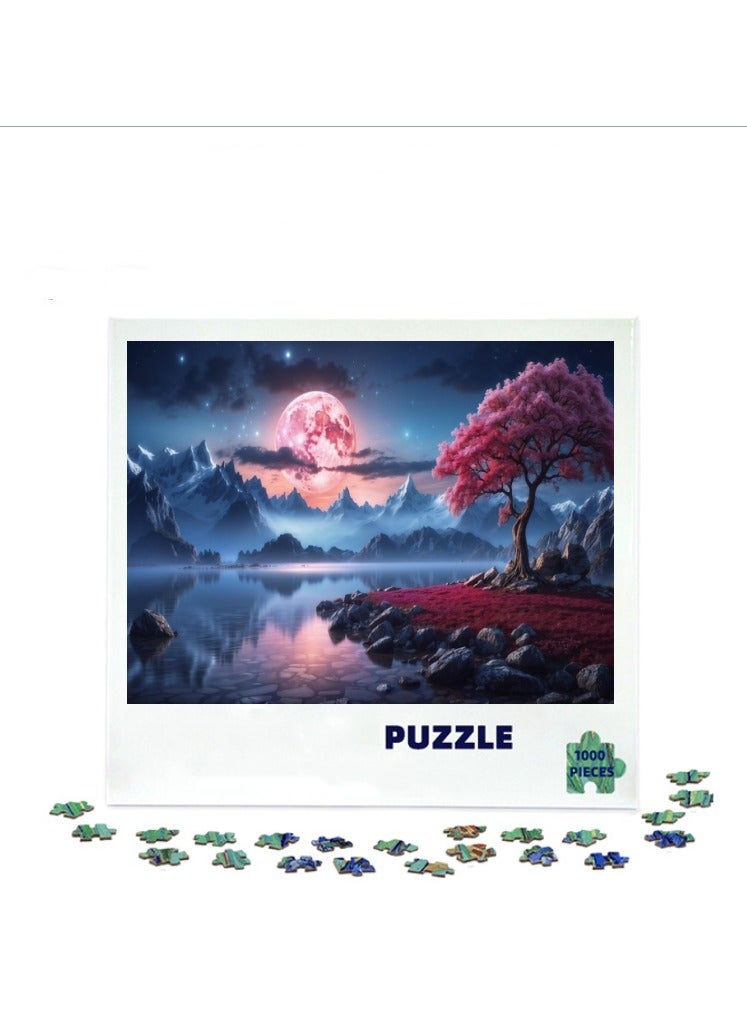 Anna 1000-Piece Colorful Scenic Puzzle - Image 1
