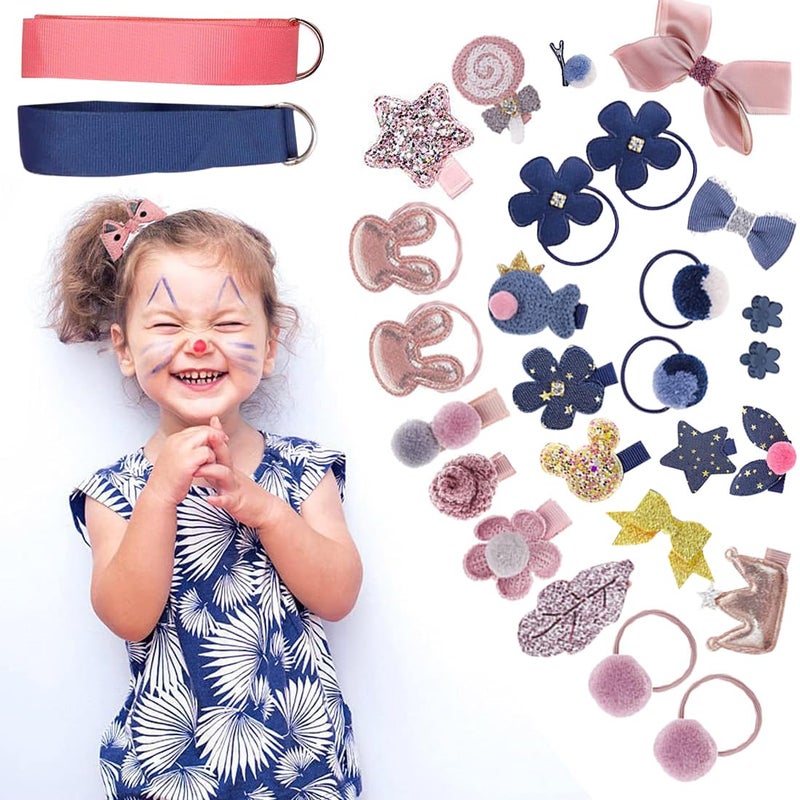 kapimo 36 pcs Hair Clips for Baby Girls Toddlers Assorted Stylish Fashion Kids Hair Accessories Gift Set Box - Image 4