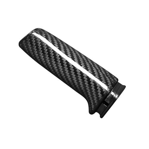 BLAKAYA Compatible with Carbon Fiber Original Car Handbrake Cover Set Automotive Shift Lever Modified Protection Decoration for BMW E46 E90 E92 F30 F32 F80 Black - Image 3
