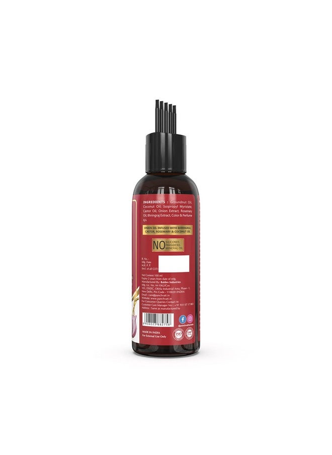 Panchvati Herbals Onion Oil With Comb Applicator- Reduces Hair Fall, 100Ml (Pack Of 2)  - Image 3