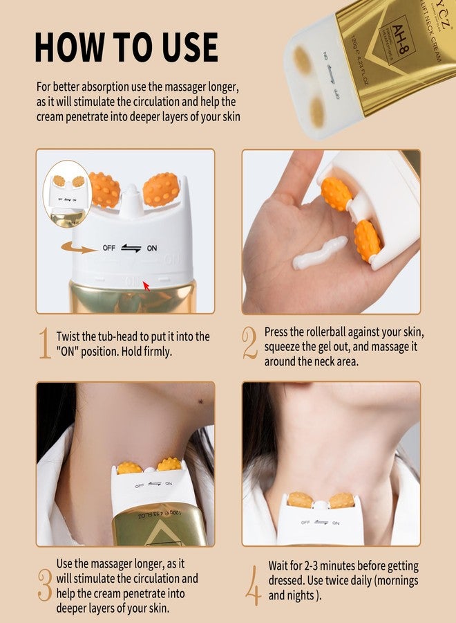 Ycz Neck Firming and Revitalising Set - Smoothes Fine Lines, Nurtures the Neck Area, Provides Deep Moisturising Skincare, Combats Wrinkles and Firms the Skin - Image 5
