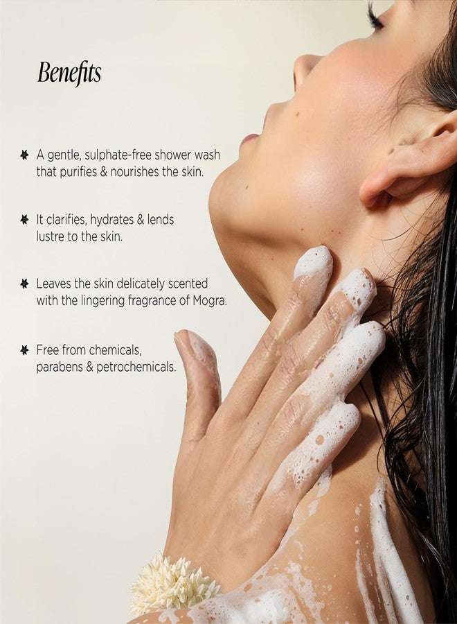 Forest Essentials غسول استحمام فورست إسينشالز المنعش موغرا - غسول استحمام خالي من الكبريتات (200 مل) - Image 2