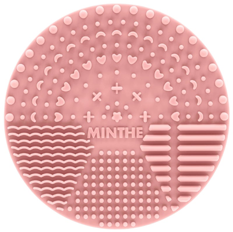 MINTHEâ„¢ Makeup Brush Cleaner Mat | 2 Pack | Silicone Make up Cleaning Pad - Image 1