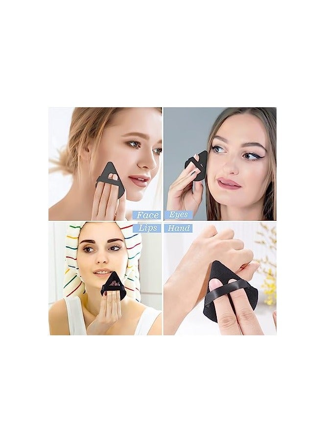 ORiTi 6 Pieces Powder Puff Face Soft Triangle Makeup Puff for Loose Powder Body Powder - Image 4