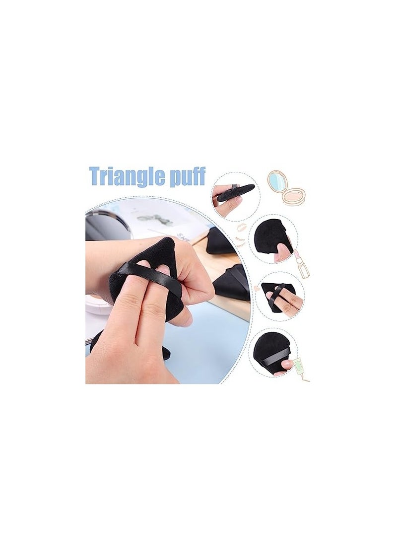 ORiTi 6 Pieces Powder Puff Face Soft Triangle Makeup Puff for Loose Powder Body Powder - Image 2
