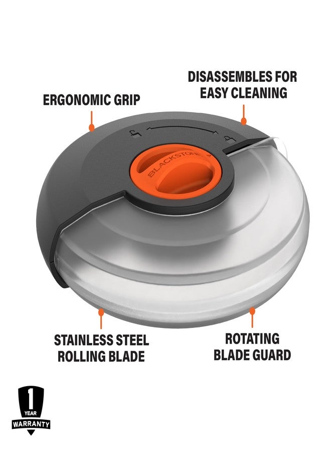 بلاك ستون قطاعة بيتزا بلاكستون بالم بشفرة دائرية وغطاء شفرة منزلق - Image 3