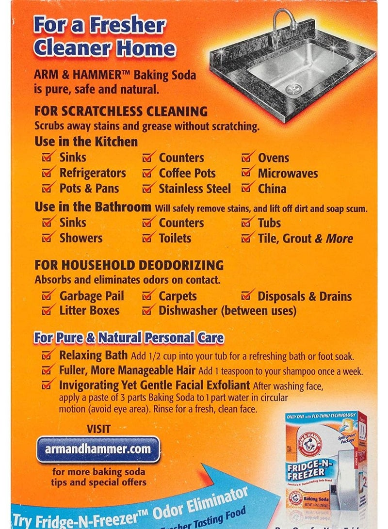 Arm & Hammer Pure Baking Soda Sodium Bicarbonate 907g - Image 2