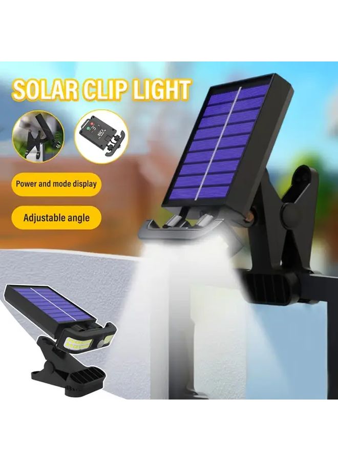 1 قطعة ضوء فيضان أمني خارجي يعمل بالطاقة الشمسية مع مستشعر حركة قابل لتعديل الزاوية للحديقة - Image 2