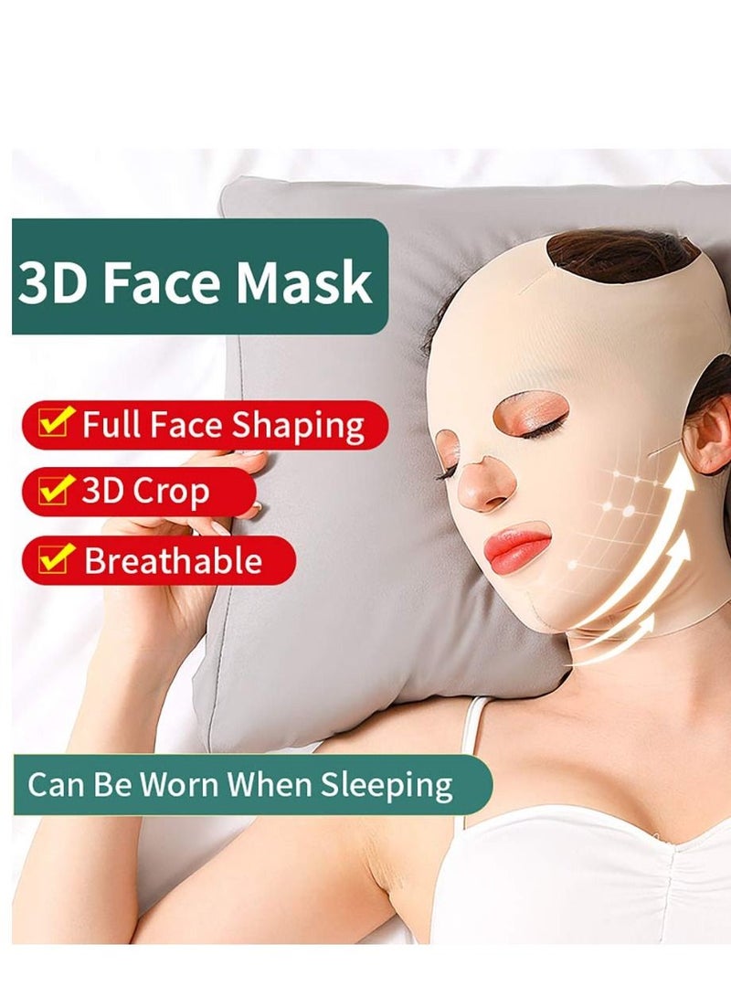 Generic Full Face Lift Sleeping Belt, Cheek Slimming Strap, Slimming Facial Mask, Slimming Face Massager Shaper, Reusable and Breathable.  - Image 4