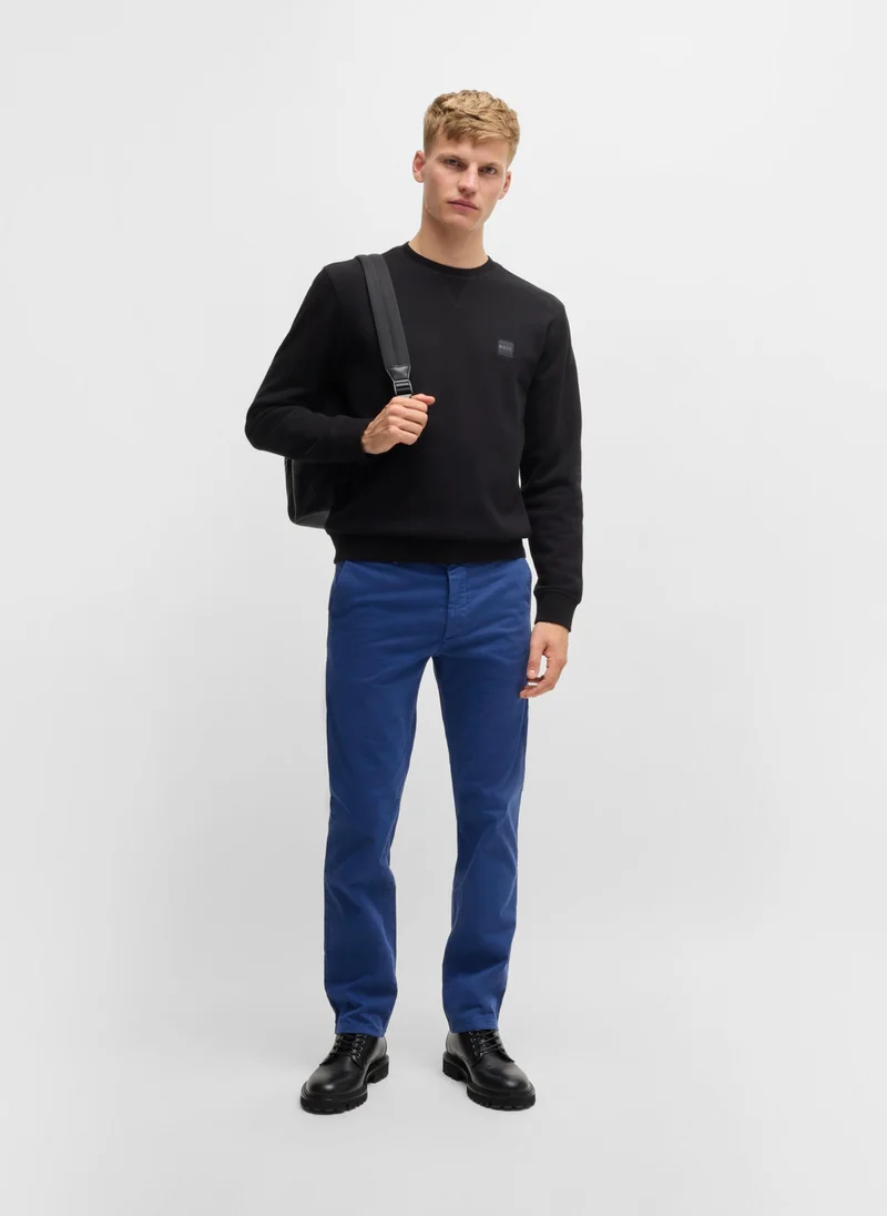 بوس Slim-fit chinos in stretch-cotton satin