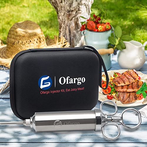 Ofargo Meat Injector, Meat Injectors for Smoking with 3 Marinade Injector Needles; Injector Marinades for Meats, Turkey, Brisket; 2-oz - Image 5