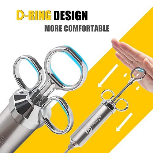Ofargo Meat Injector, Meat Injectors for Smoking with 3 Marinade Injector Needles; Injector Marinades for Meats, Turkey, Brisket; 2-oz - Image 3