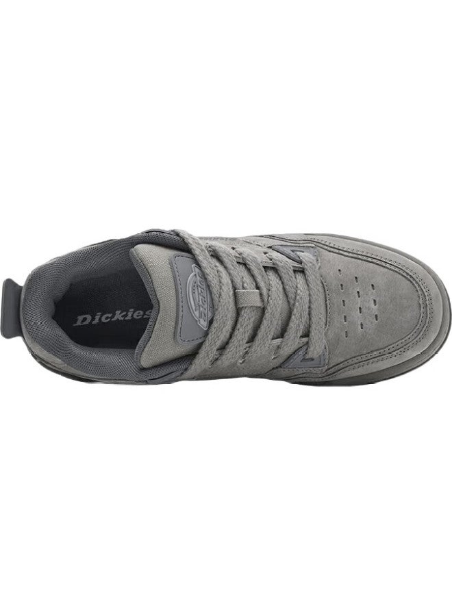 Dickies Men'S Low-Top Canvas Sneakers Casual British Style Breathable Work Shoes Cement Gray Size 40 - Image 3