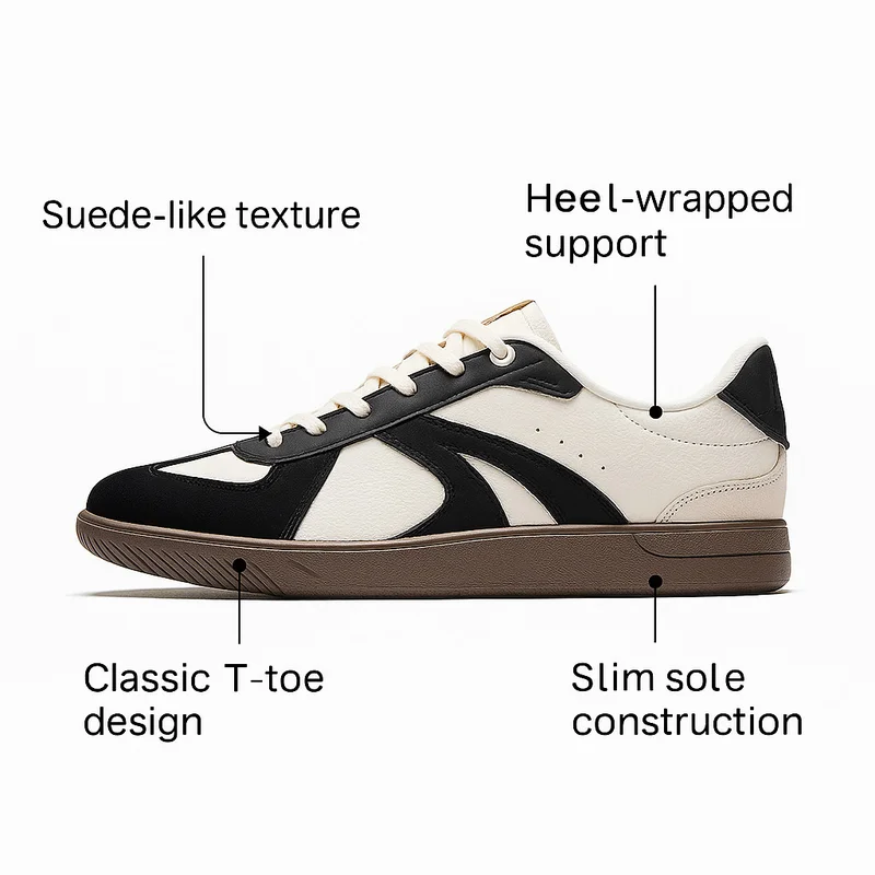 ANTA TT Berlin Classic German Trainer | Lightweight Soft Sole Retro Sneakers
