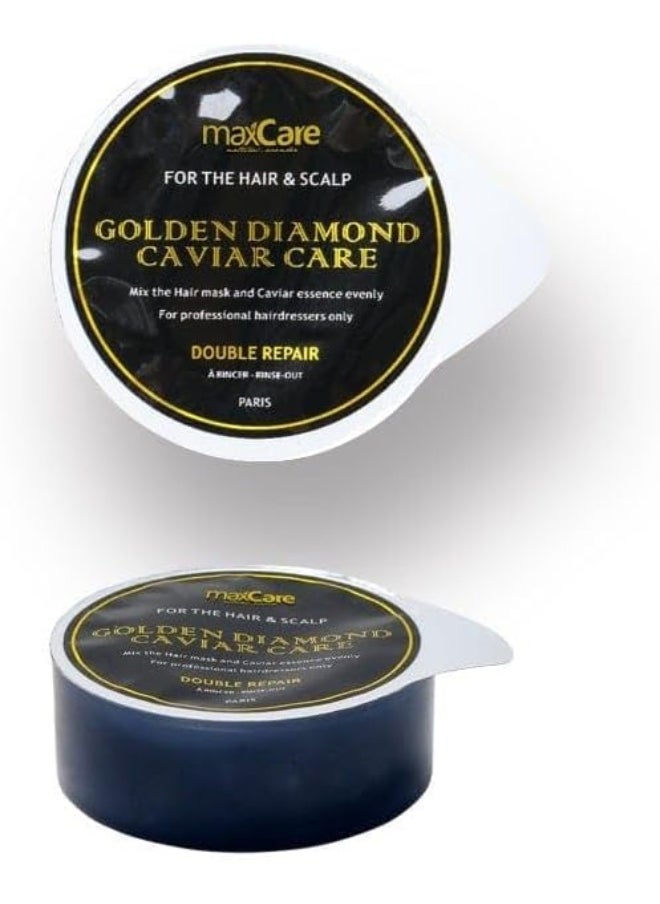 Maxcare - Maxcare Golden Caviar Double Scalp Repair Treatment | Intensive Scalp & Hair Care | No-Steaming Required | Anti-Aging & Nourishing Formula - Image 1