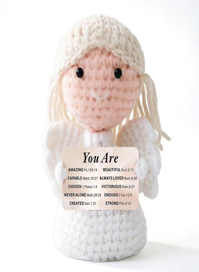 Aeonovs Confirmation Gifts for Girls 2026, Jesus Crochet Angel Gift for Women, Baptism Gifts for Adult Women, Religious Emotional Support, Catholic Decor - Image 1