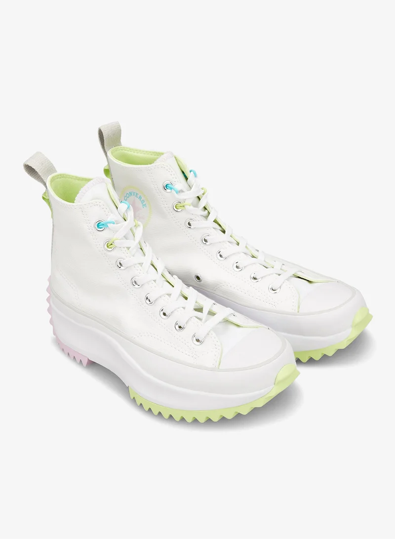 Converse White Run Star Hike Platform Unisex Shoes for Women | Best Price UAE