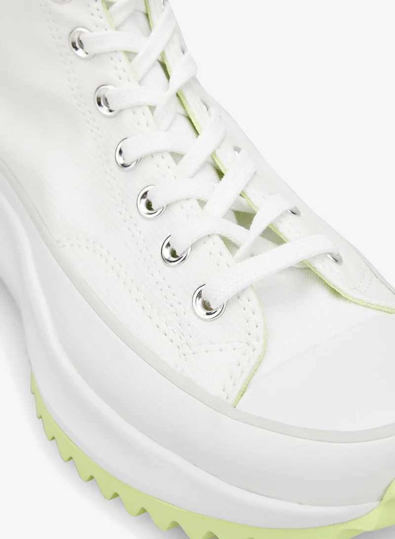 Converse White Run Star Hike Platform Unisex Shoes for Women | Best Price UAE