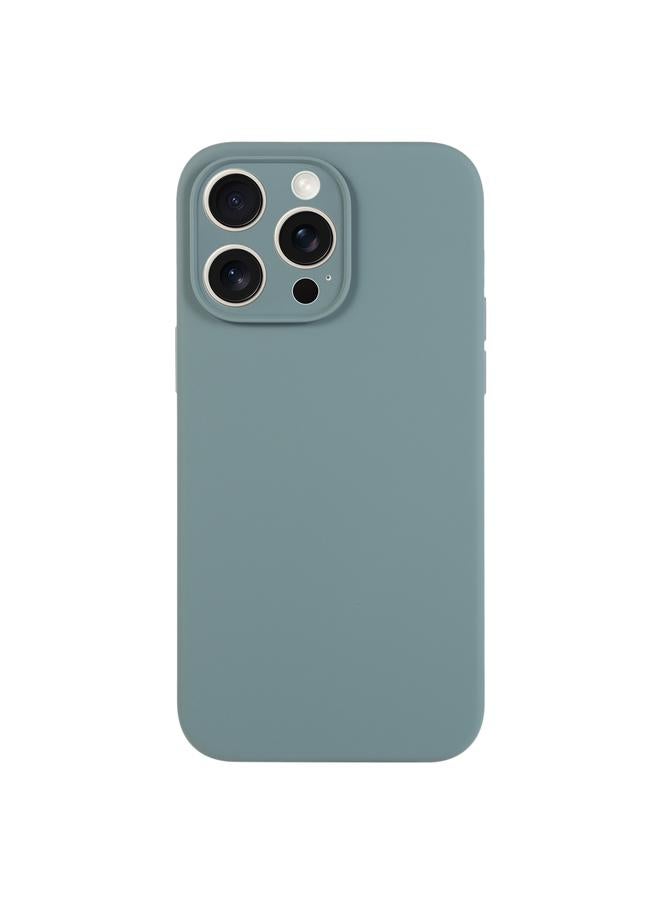 S-TOP Case For iPhone 16 Pro Max Pure Color Liquid Silicone Fine Pore Phone Case - Image 1