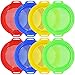 OJYUDD 8 Pack Plastic Sand Sieves for Adults MultiPurpose Sand Sifting Pans for Beach Gardening and Outdoor Use 875x975in - Image 3