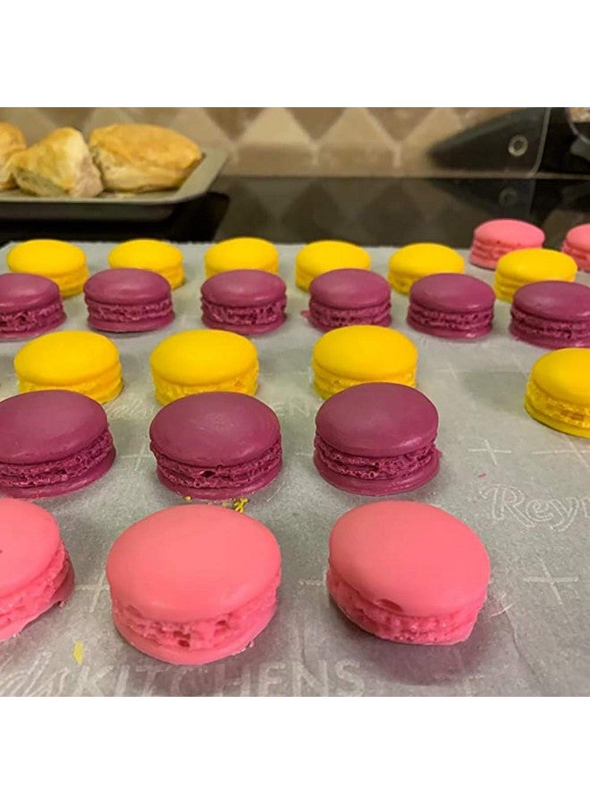 هيدوم 2 حزمة 6 تجويف 3D معكرون قالب سيليكون معكرون همبرغر قوالب الخبز مثالية لشمعة الكعك كعكة / كب كيك تزيين الصابون الصغير قنبلة الاستحمام - Image 5