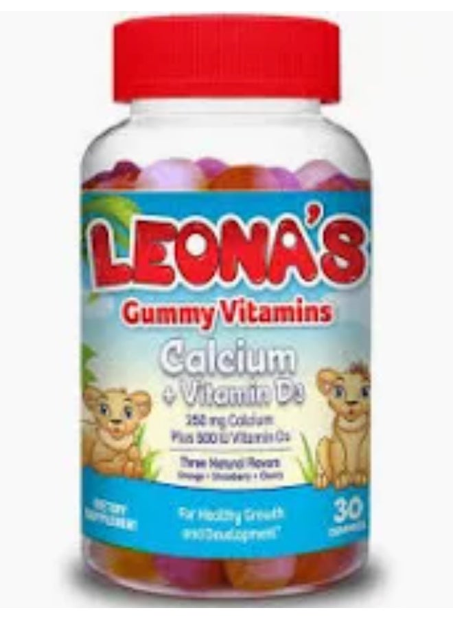 LEONA'S CALCIUM+VIT D GUMMY 30