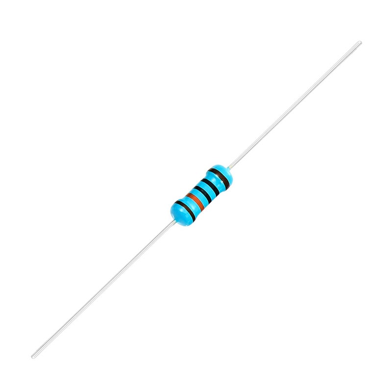 CHANZON 100pcs 1/2W (0.5W) 100K Ω ohm Metal Film Fixed Resistor 0.01 ±1% Tolerance 100KR MF Through Hole Resistors Current Limiting Rohs Certificated - Image 2
