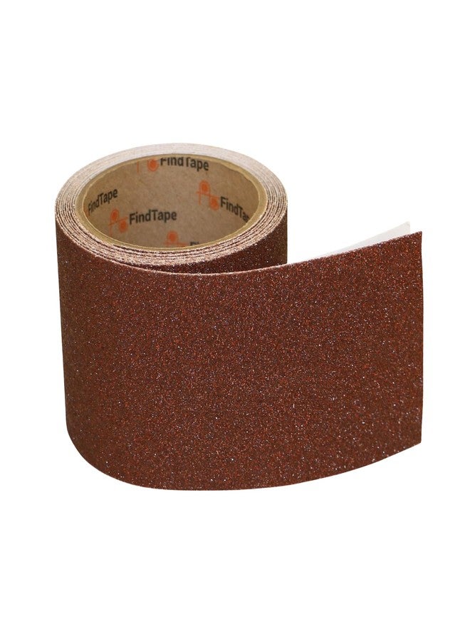 FindTape AST-35 Solid Colors Anti-Slip Non-Skid Tape, 3 in. x 10 ft. (Dark Brown) - Image 1
