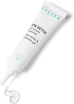 Talika جل ديتوكس العين من تالكا للهالات السوداء والانتفاخ سريع الامتصاص للعناية بالعين تركيبة جديدة مع الكافيين لتقليل الانتفاخ والتفتيح تنشيط محيط العين ضد الهالات السوداء 0.33 أونصة - Image 2