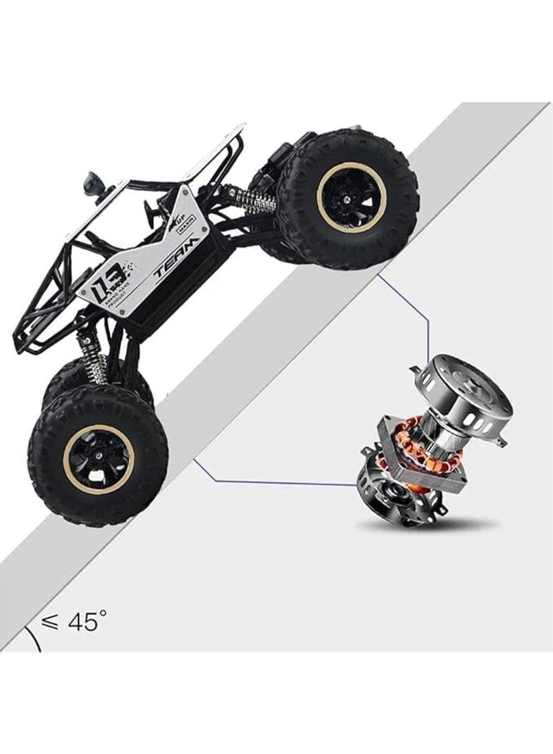 1:16 Super Large Alloy Climbing Mountain 2.4G Die-cast Body Four-Wheel Drive Remote Control Car Off-Road Climbing Car Mechanical Car Boy Toy Car Child Gift  - Image 4