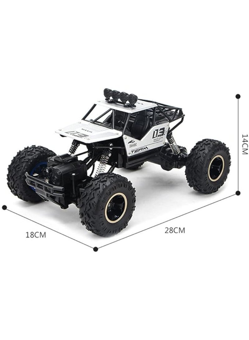 1:16 Super Large Alloy Climbing Mountain 2.4G Die-cast Body Four-Wheel Drive Remote Control Car Off-Road Climbing Car Mechanical Car Boy Toy Car Child Gift  - Image 3