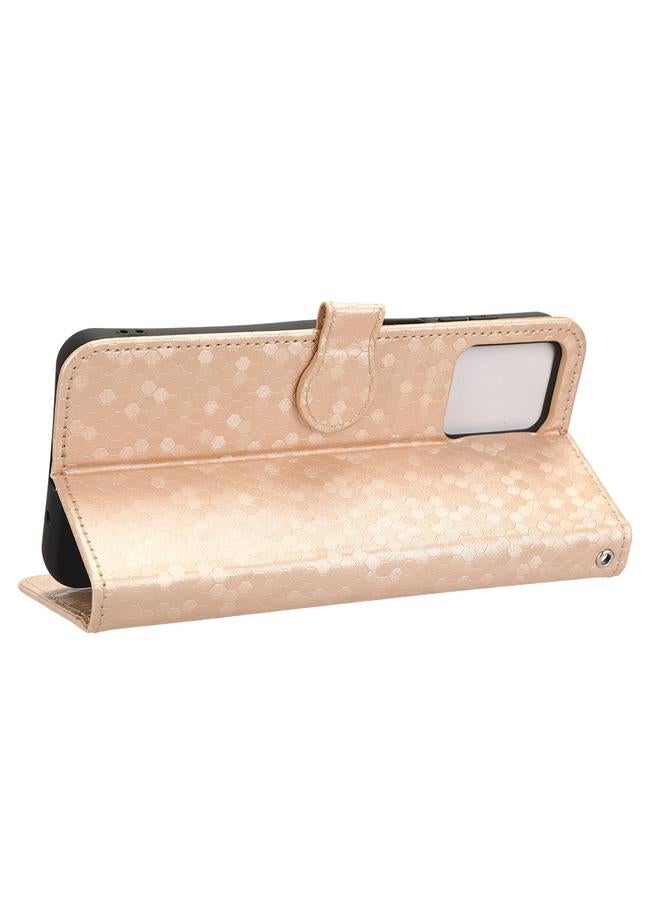 اس-توب جراب لهاتف Motorola Moto G13 / G23 4G جراب هاتف جلدي منقوش بنقط قرص العسل - Image 5