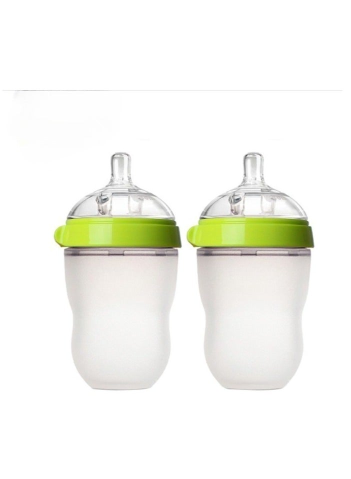 2 - Pieces Natural Feel Feeding Bottle Set - 250 ml - Image 1