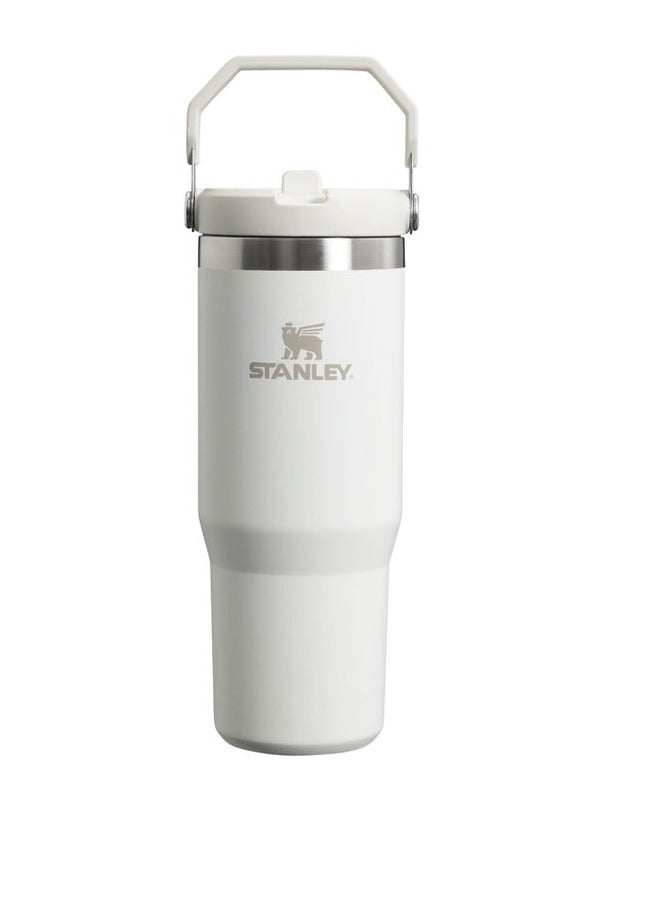 Stanley Stanley 30oz IceFlow Frost Vacuum Insulated Bottle with Flip Straw – Rugged and Sustainable Stainless Steel Water Tumbler with Easy-Carry Handle, Leakproof Snap Lid, and 2-Day Ice Hold – Perfect for Active Lifestyles and Commutes - Image 1