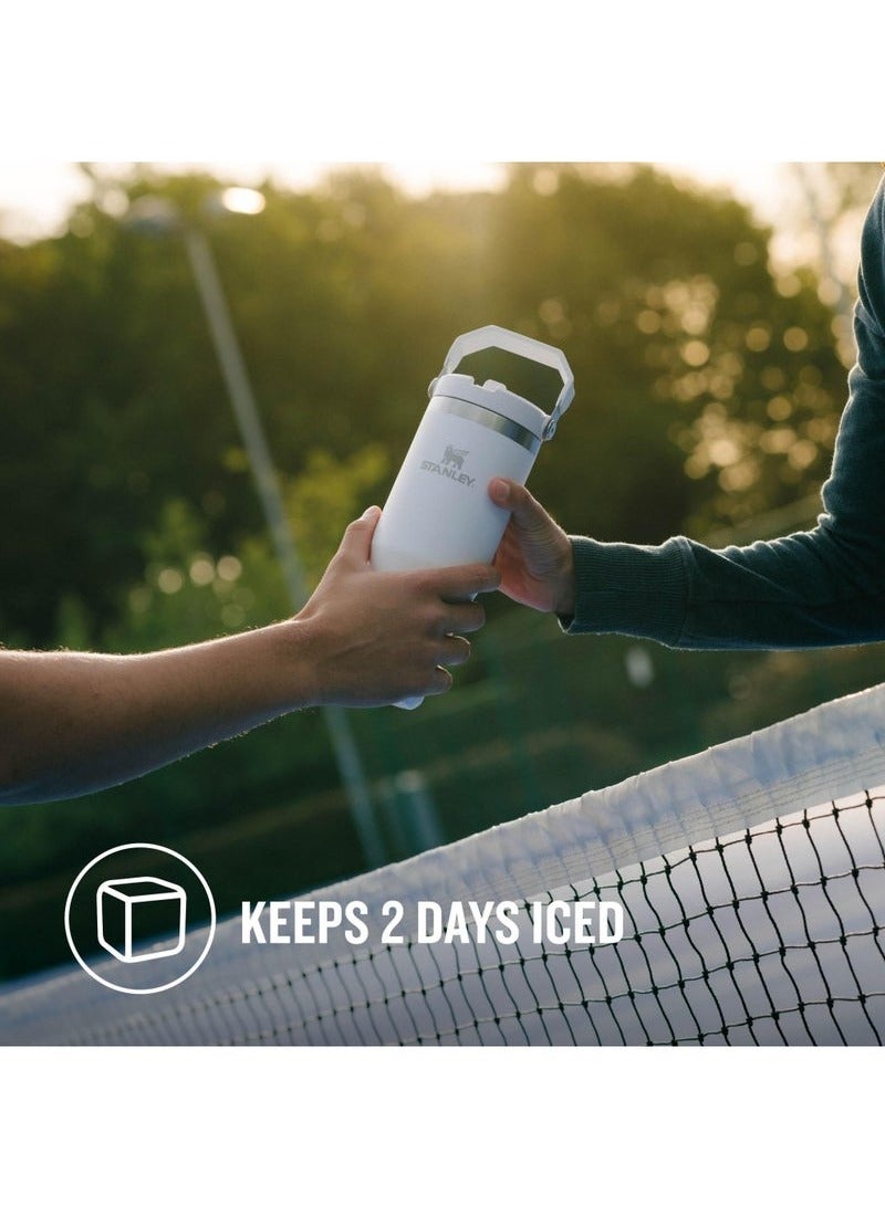 Stanley Stanley 30oz IceFlow Frost Vacuum Insulated Bottle with Flip Straw – Rugged and Sustainable Stainless Steel Water Tumbler with Easy-Carry Handle, Leakproof Snap Lid, and 2-Day Ice Hold – Perfect for Active Lifestyles and Commutes - Image 4