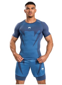 VENUM ATTACK RASHGUARDS SHORT SLEEVES NAVY BLUE