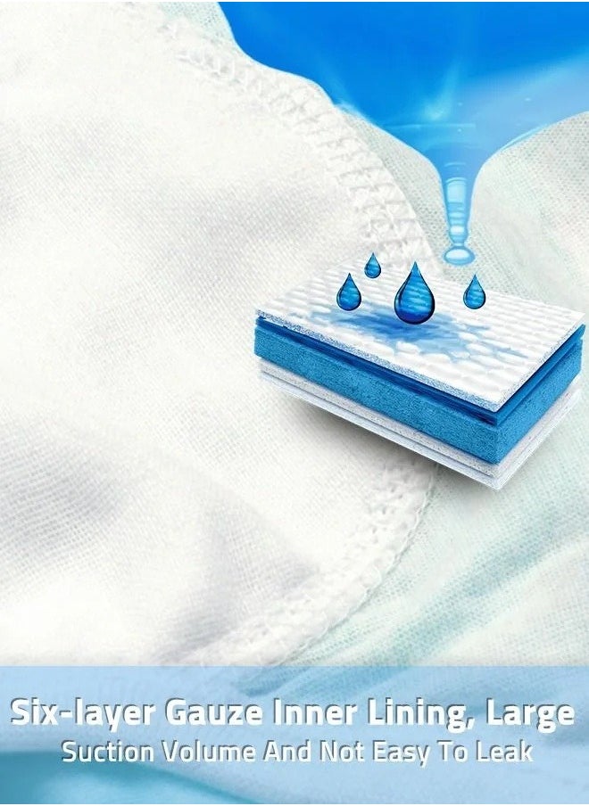MIXDE 2 Piece Potty Training Underwear, 6 Layers Breathable Cotton Absorbent Trainer Pants for Toddler Baby Boys Girls Waterproof  - Image 5