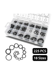 Oasisgalore 225-Piece Rubber O-Ring Sealing Gasket and Seal Assortment Kit for Auto Repair and Air Conditioning  - Image 2