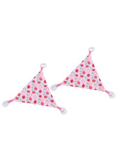 Zerodis Reptile Hanging Bed, Bearded Dragon Strawberry Hammock Hanging Lounger with Adhesive Suction Cup for Climbing Guinea Pig Hamster Lizard 2pcs  - Image 5