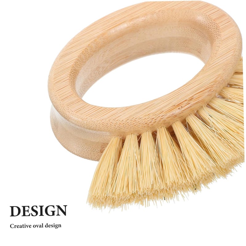 فرشاة عنق من الخيزران للرجال أداة تجميل تصميم مريح خفيف الوزن - Image 4