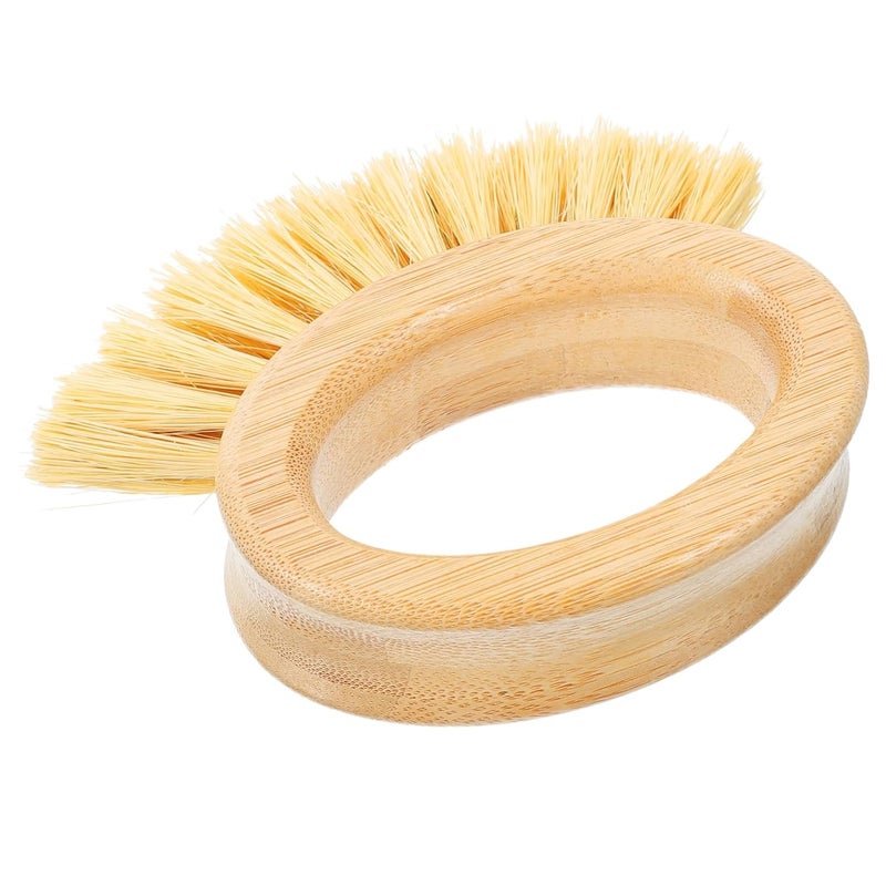 فرشاة عنق من الخيزران للرجال أداة تجميل تصميم مريح خفيف الوزن - Image 1