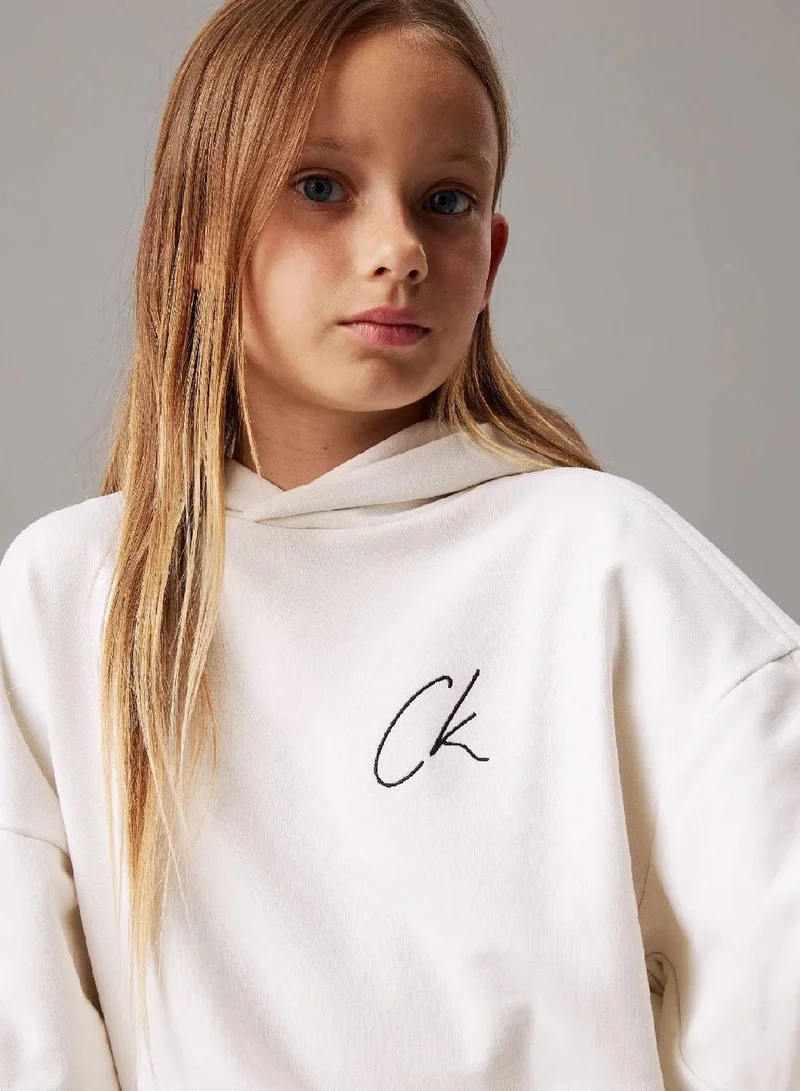 Calvin Klein Jeans  Relaxed Logo Hoodie for Women | Best Price UAE