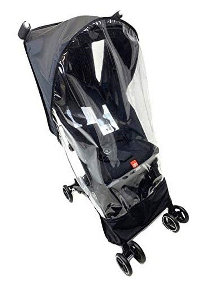 Sasha Kiddie Products Sashas Rain And Wind Cover For Gb Pockit Plus Light Weight Stroller  - Image 2