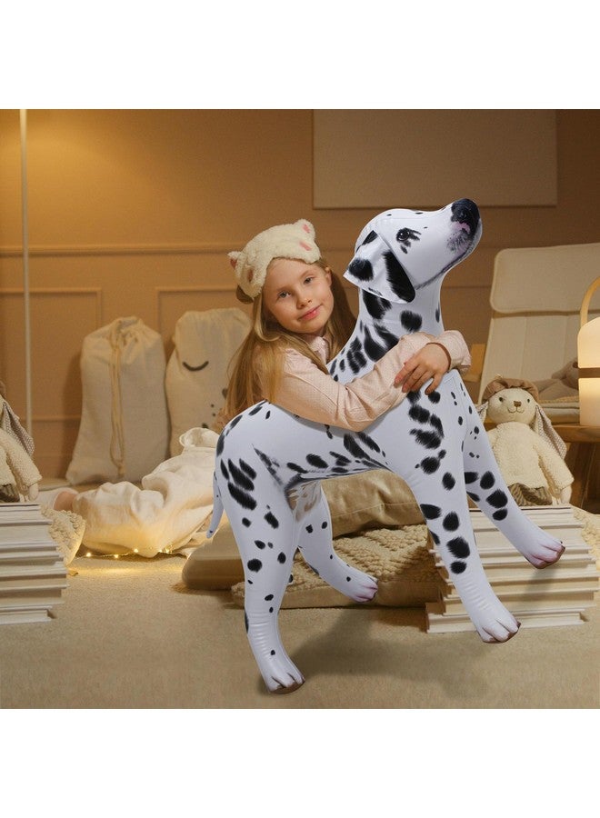 Jet Creations 39" L Inflatable Dalmatian Dog Black White Lifelike Blow-Up Animal Puppy Pet Figure For Decor Play Livestock Theme Party Pool Birthday Vbs For Boys Girls Kids, 1Pc - Image 4