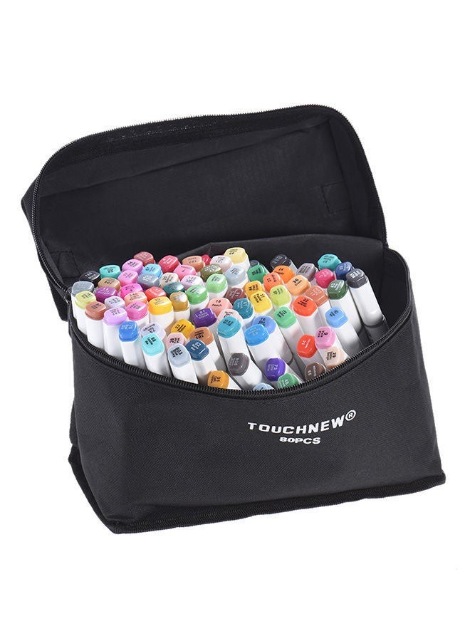80-Piece Twin Tip Highlighter Set Multicolour - Image 2