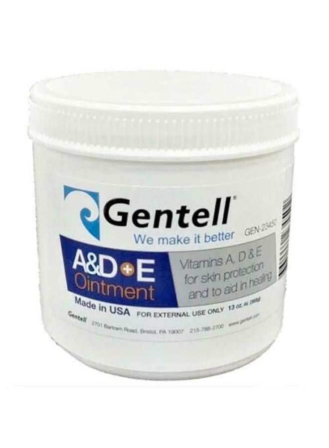 A & D Plus E Ointment, Gentell - 13 Oz. Jar - Medicinal Scent Ointment, Skin Protectant | A+D & E Vitamins First Aid | Seals Out Wetness | Helps Prevent Baby Diaper Rash - Pack of 1