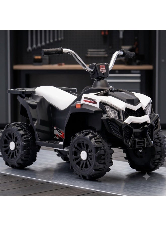 StarKids A sporty electric scooter (ATV) for children with front lights, a USB and AUX audio system, and a 6V motor for safe and enjoyable riding. - Image 4