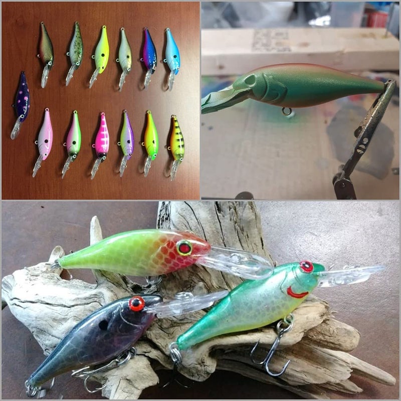 wLure 10 Blank Unpainted Minnow Crankbait Topwater Lipless Jerkbait Fishing Lures (UPC187P10) - Image 5