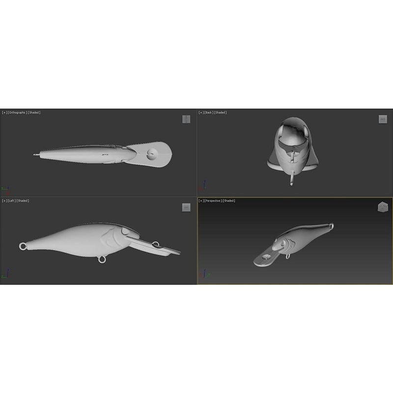 wLure 10 Blank Unpainted Minnow Crankbait Topwater Lipless Jerkbait Fishing Lures (UPC187P10) - Image 4