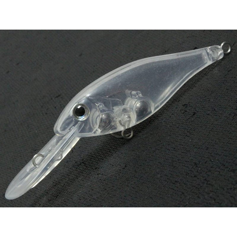 wLure 10 Blank Unpainted Minnow Crankbait Topwater Lipless Jerkbait Fishing Lures (UPC187P10) - Image 2